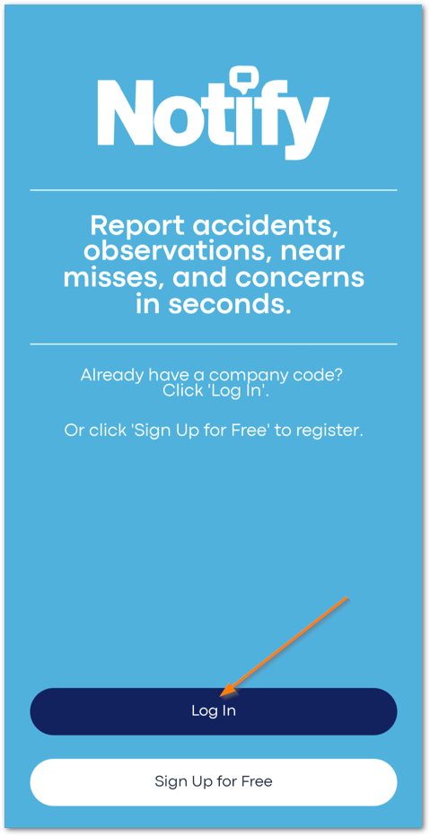 How do I report an incident on the IM app?